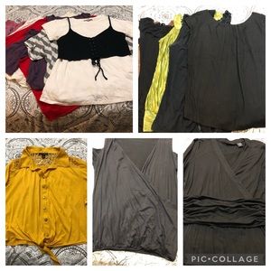 Bundle of 14 women’s tops ⚠️ see all pics